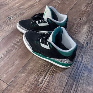 Black and Green Sneakers